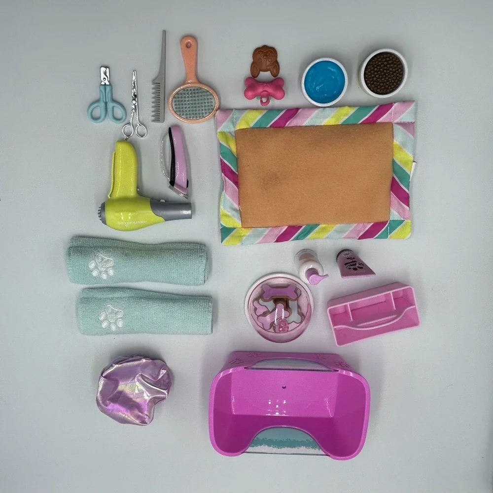 American Girl Truly Me Doll Pet Spa and Daycare Playset Mostly Complete Set READ
